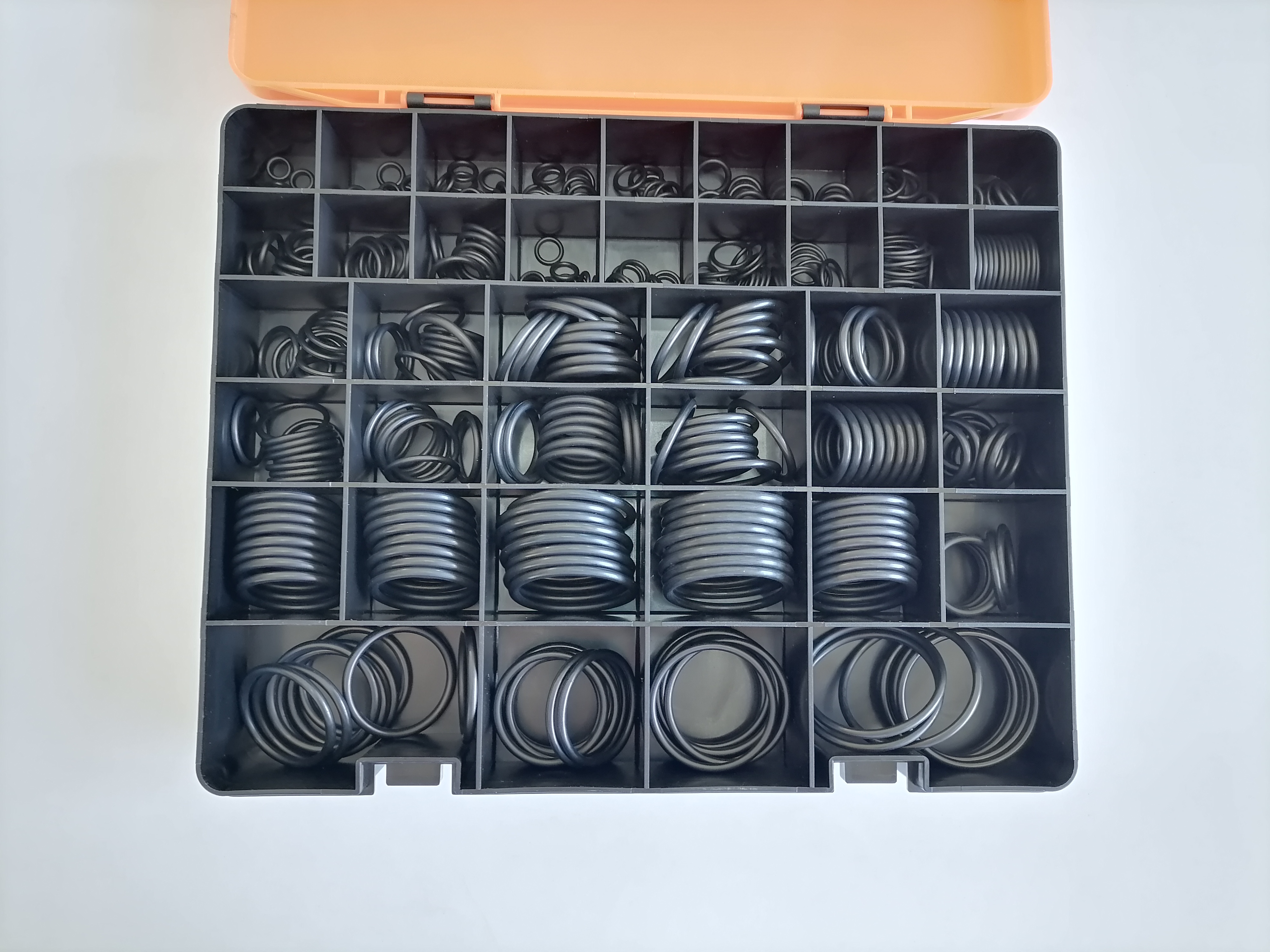 Colour customize Rubber o ring box o-ring kit box o-ring seal rubber oring kits