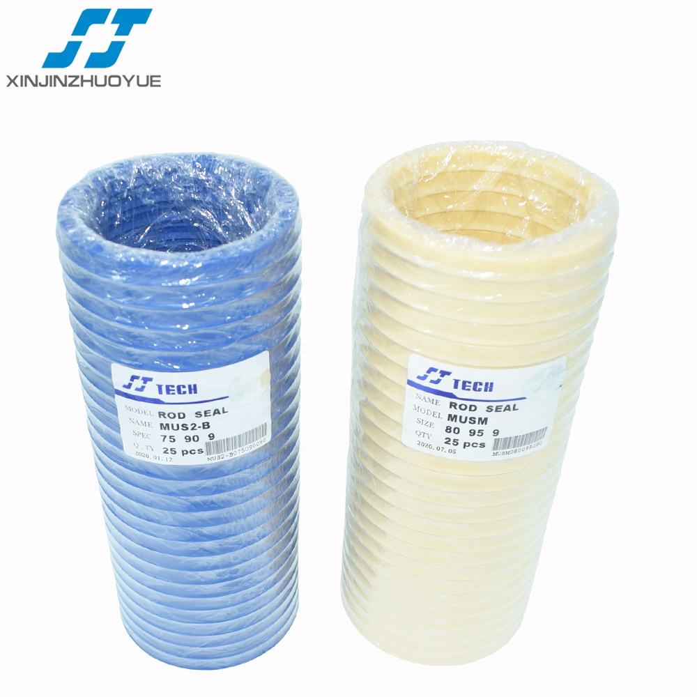 SJ Seal Blue Rubber Seal Hydraulic Rod Seal With Double Lip