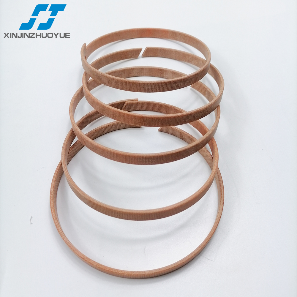 SJ Band Excavator Parts Customized Phenolic Resin with Fabric Wear Ring Guide Ring WR Oil Seal