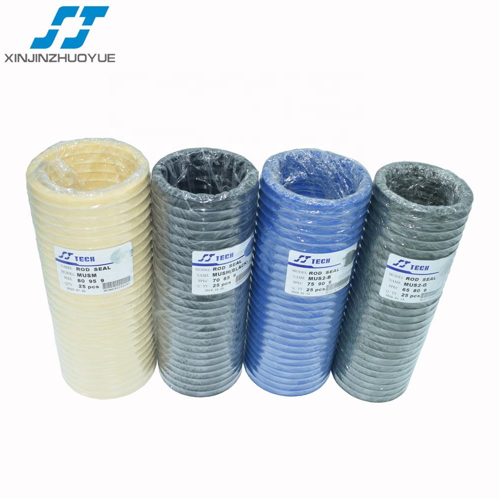 SJ Seal Blue Rubber Seal Hydraulic Rod Seal With Double Lip