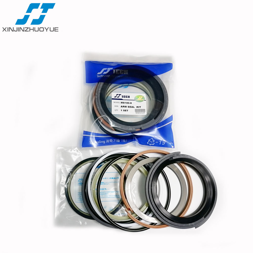 SJ Brand Low price NBR Oil Seal kit excavator hydraulic seal arm cylinder seal