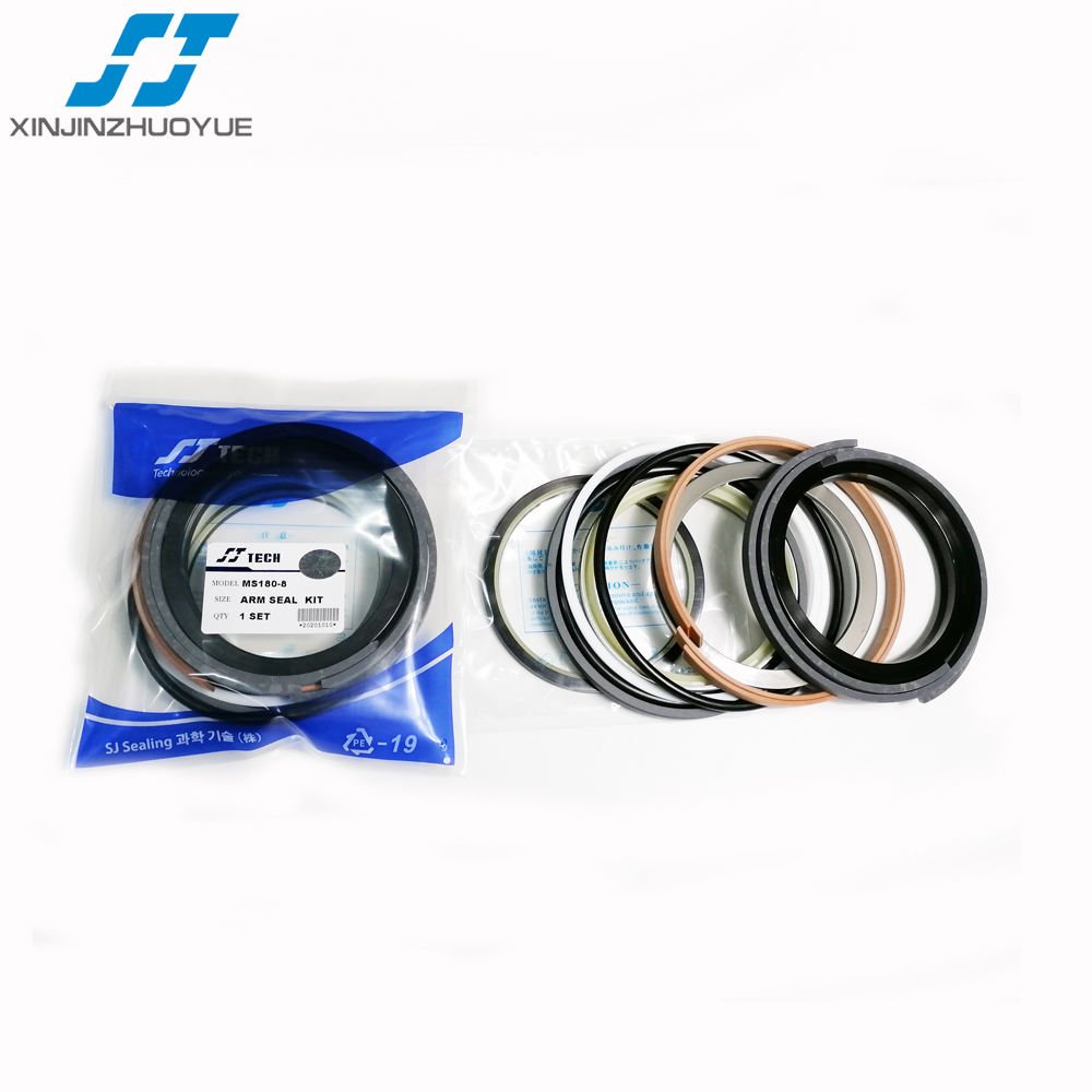 SJ Brand Low price NBR Oil Seal kit excavator hydraulic seal arm cylinder seal