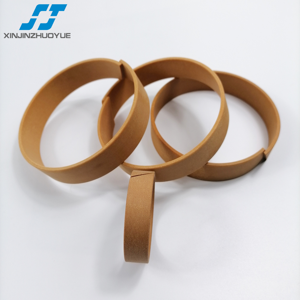 SJ Band Excavator Parts Customized Phenolic Resin with Fabric Wear Ring Guide Ring WR Oil Seal